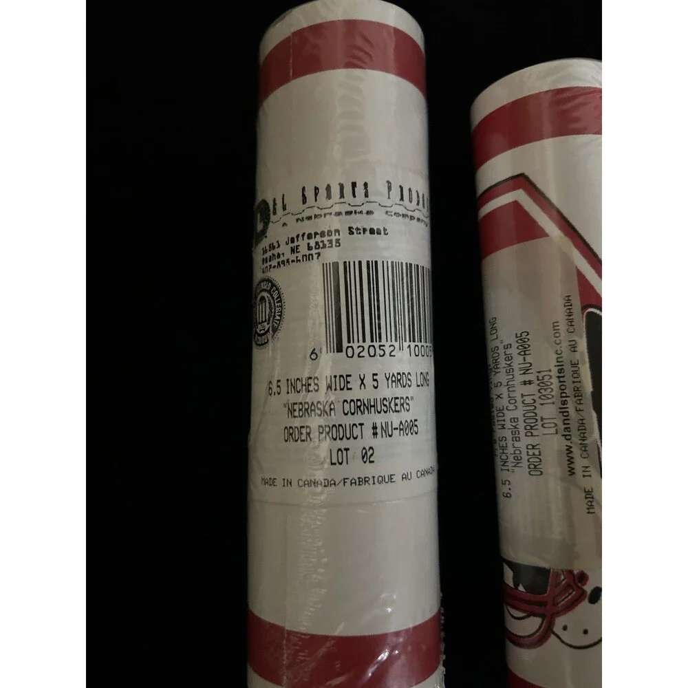 3 Nebraska Cornhuskers Wall Paper Border 6.5